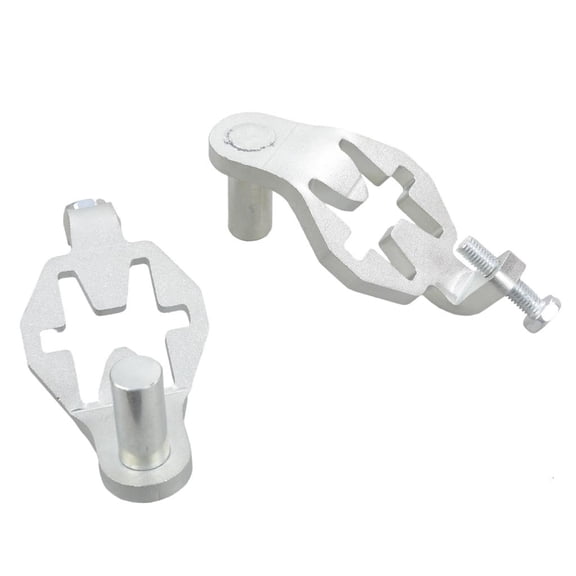 2Pcs Portable Sturdy T Post Gate Hinges Pin for Farm Gate Garden Fence with 5/8Inch Pin Easy Installation Designs