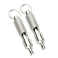 thumbnail image 1 of 2Pcs Portable Valves Cores Screwdriver Stainless Steels Tyre Valves Cores Remover Tool with Keyring Tire Repair Tool, 1 of 8