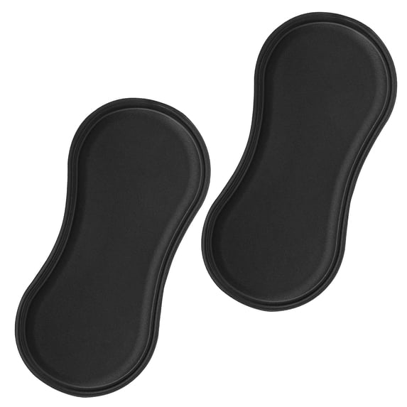 2Pcs Post Surgery Lipo Foams, Abdominal Side Compression Board for Liposuction Recovery, 11.8" x 5.5" Black Lateral Protector for Waist Shaping and Anti-Sagging