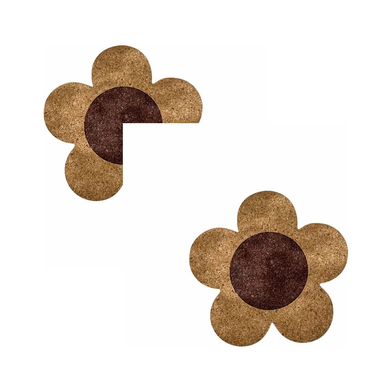 2PCS Pot And Pan Protectors Flower Kitchen Heat Insulation Mat Table