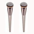 thumbnail image 1 of 2 Pack Foundation Brush, Large Powder Brush Flat Arched Premium Durable Kabuki Makeup Brush Perfect For Blending Liquid, Cream and Flawless Powder, Buffing, Blending, Concealer, 1 of 8