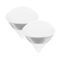 thumbnail image 1 of 2Pcs Powder Puff Triangle Makeup Puff Soft Cosmetic Sponge Reusable Makeup Powder Sponges with Strap for Loose Powder Foundation Eyes Corners Wet Dry Makeup (White), 1 of 5