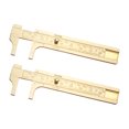 thumbnail image 1 of 2Pcs Precision Caliper Ruler 80mm Brass Sliding Gauge Caliper Ruler, 1 of 1