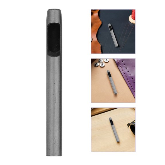 2Pcs Precision Leathercraft Punch Tool with Easy Singlehanded Operation