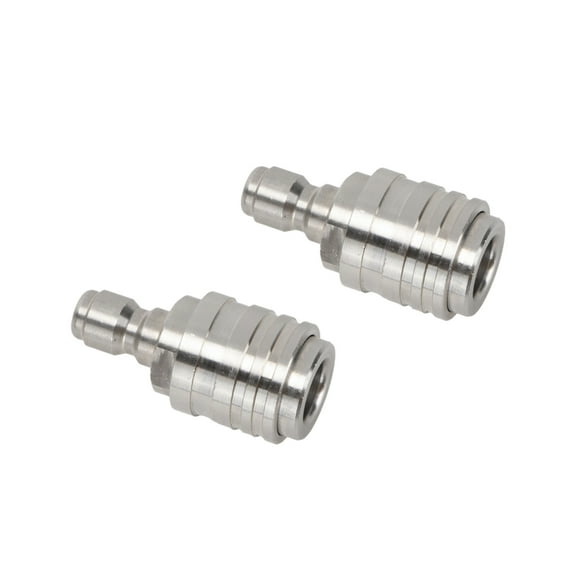 2Pcs Pressure Washer Coupler Quick Connecting Fittings Universals Stainless Steel Auto Locking Quick Connector Enduring