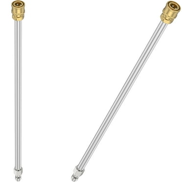 2Pcs Pressure Washer Extension Wand with Brass Fitting with 1/4inch Quick Connect Car Wash Extension Rod 4000PSI Max for Most Pressure Washer