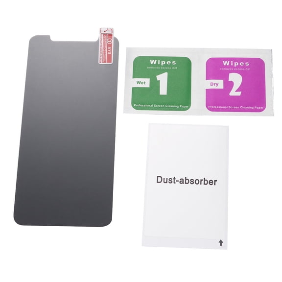 2Pcs Privacy Tempered Glass Film for Phone Screen Black Oleophobic Coating