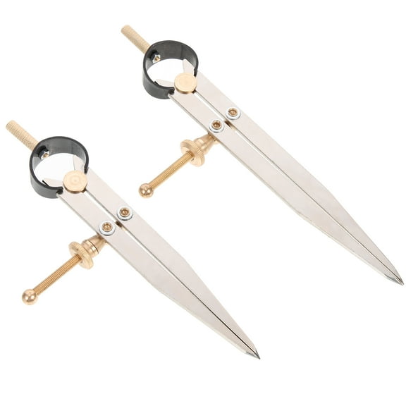 2Pcs DIY Leather Dividers Crafting Furniture Compasses Sewing Handmade Tools