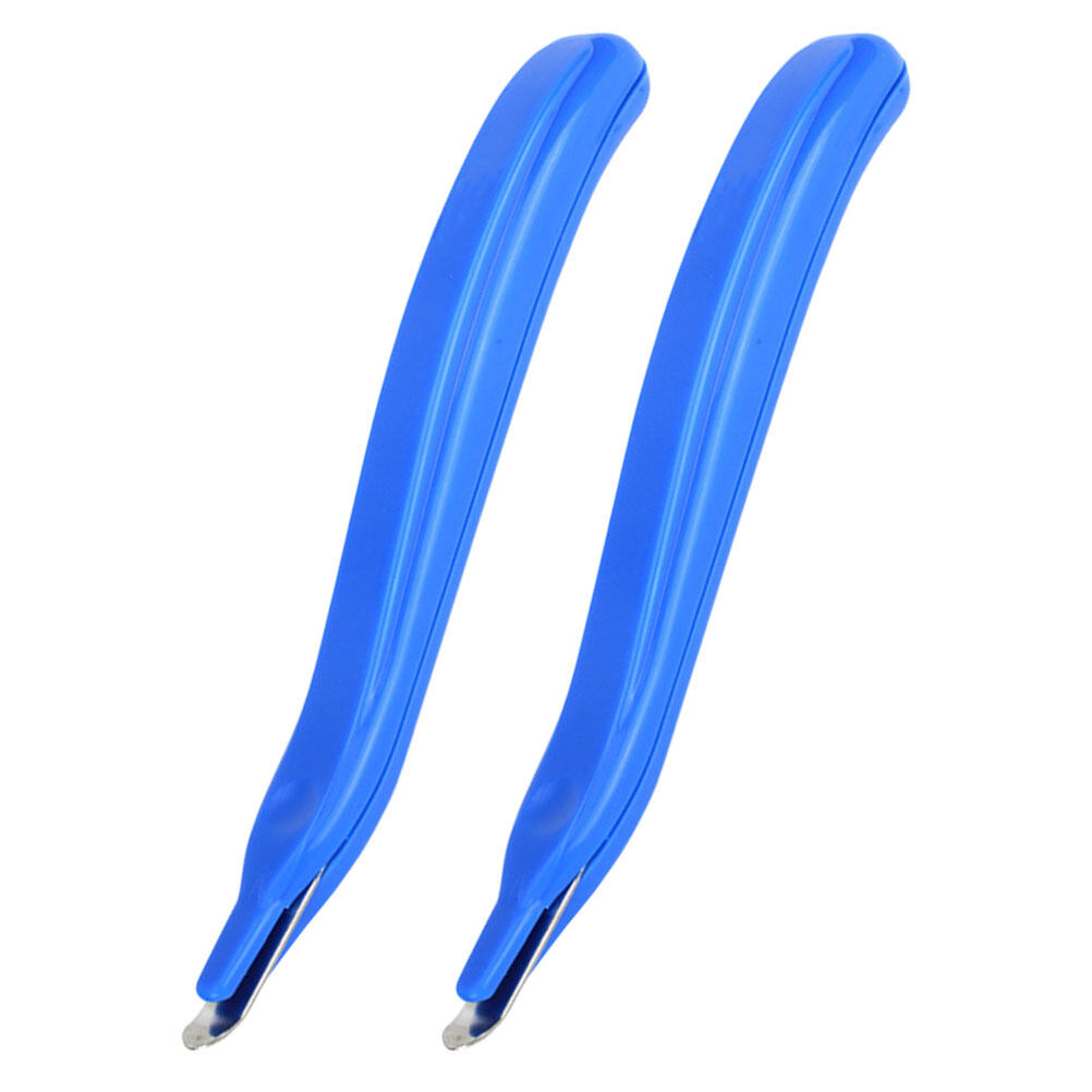 2Pcs Professional Staple Remover Puller Pen shaped Rubberized
