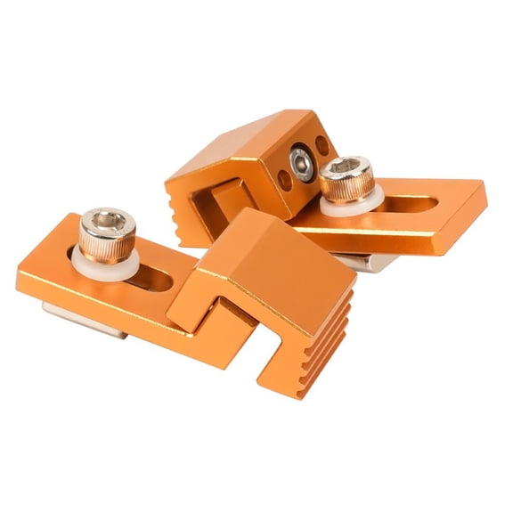 2Pcs Professional Workholding Clamps For Router Tables Antislip Jaw Design Aluminum Construction