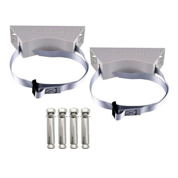 2Pcs Propane Tank Holder, Cylinder Wall Mounted Bracket,B