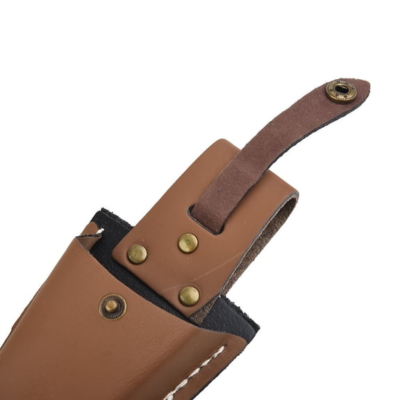2Pcs Pruning Scissorstool Bag Leather Material Scissors Storage Bag Portable Fangkenuo