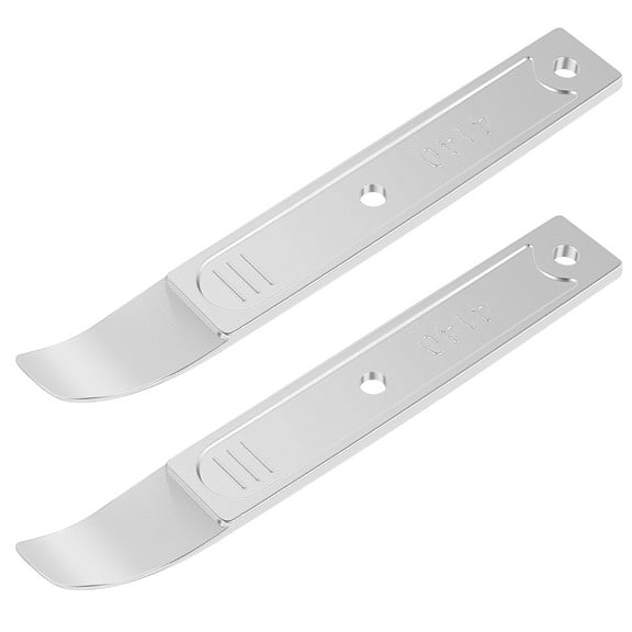 2Pcs Pry Tool 4140 Steel Pry Bar Trim Removal Tool Automotive Panel Removal Tool Multipurpose Pry Tool Pry Bar for Removing Auto Trim Interior Demolishing Flooring and Roofing
