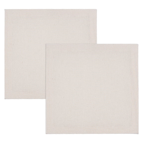 2Pcs Punch Needle Frame 9.8x9.8x0.7 Inch Rug Hooking Frame Wooden Frame Covered with Cotton Cloth Punch Fabric Frame Tufting Frame Woolen Frame for DIY