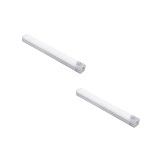 2Pcs Punch Smart Sensor Rechargeable Led Lights Led Light Infrared Motion Sensing Lights Led Smart Sensor Light Under Cabinet Lighting Stairs Night Lights