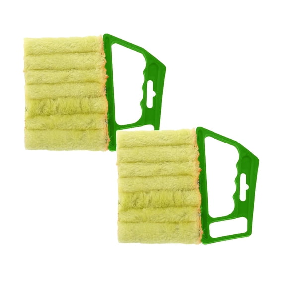 2Pcs All Purpose Washable Cleaning Brush  Window Blind Cleaner Duster Tool Blind Cleaner Brush Set 7 Finger Microfiber Dusting Tool Use Remover with Detachable Practical Happy 2026!