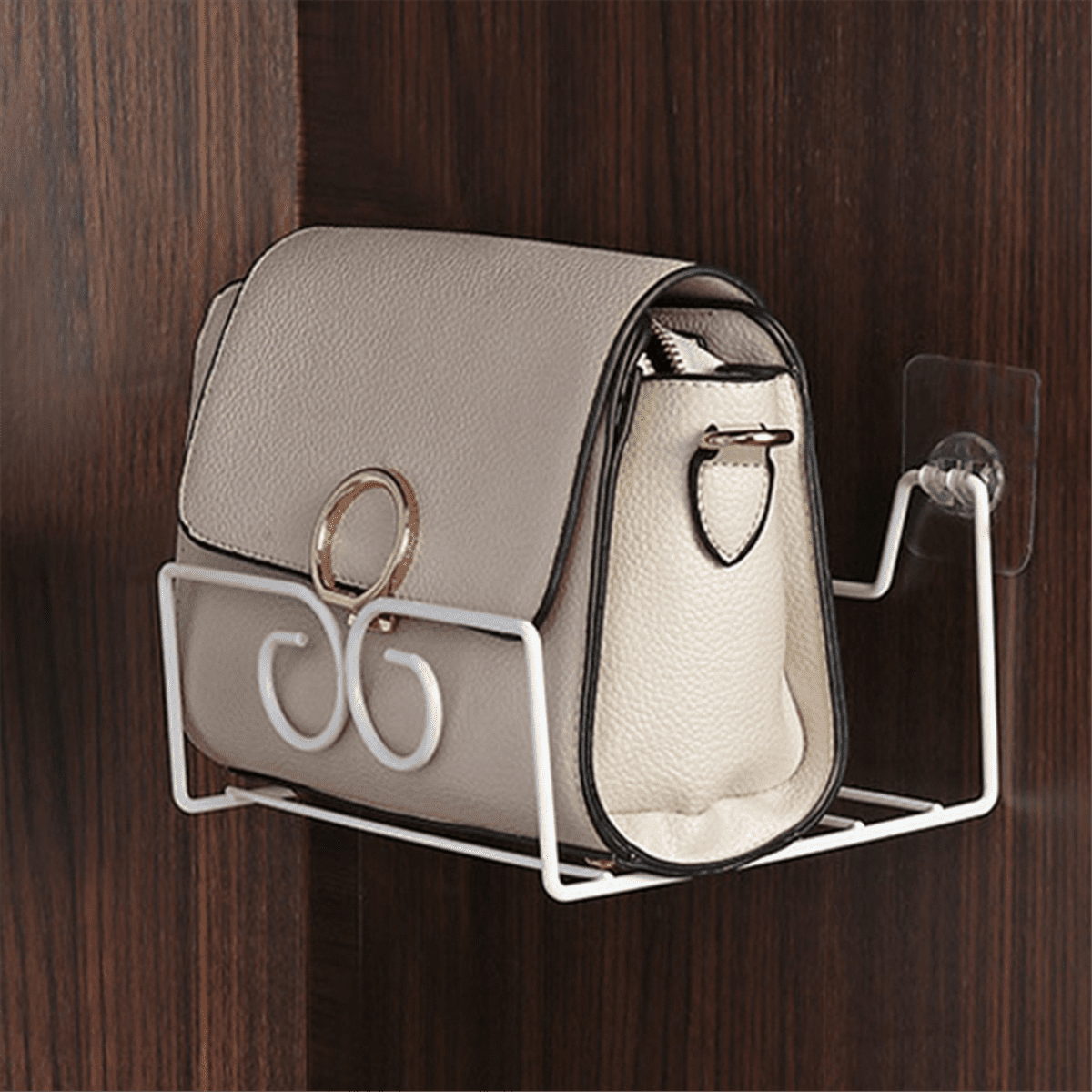 2Pcs Purse Organizer Shelf Wall Hanging Shelf Handbag Storage Holder Wall Floating Holder Tode Wall Shelving Wall Rack Walmart
