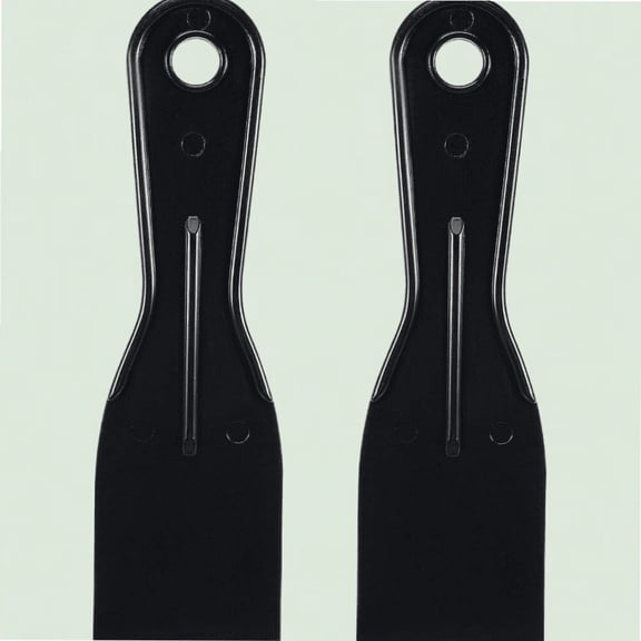 2Pcs Putty Scraper, 2-inch ABS Plastic Spatula for Drywall Patch Repair, Wall Covering Smoother