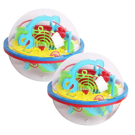 2Pcs Puzzle 3D Maze Puzzle Game Game 100 Challenging with Interactive Education Education Birthday Gift Happy 2026!