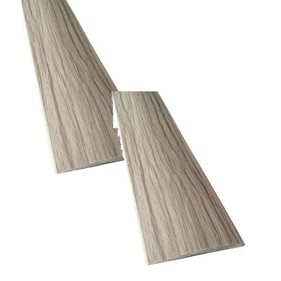 2Pcs Pvc Floor Divider Strip Self Adhesive Trim Flat Laminate Flooring Edge Trim Joining Strip Cover Strips Door Bottom Seal Bars Furniture Protection