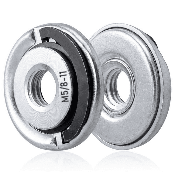 2Pcs Quick Change Angle Grinder Flange Nuts 5/8-11 Nut Replacement Lock Locking