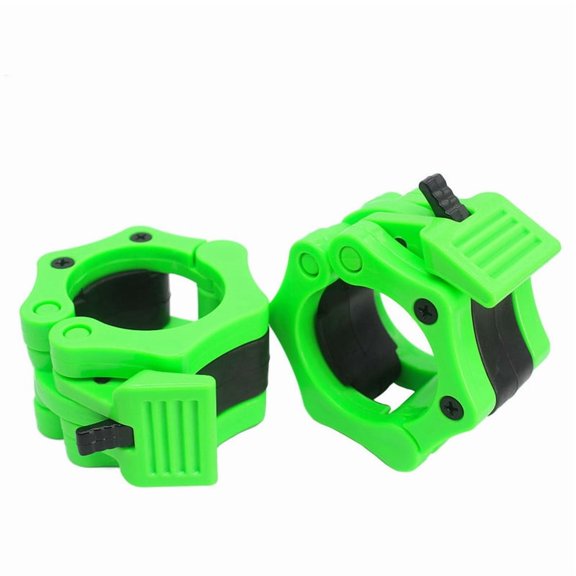 2Pcs Quick Release 2 Inch Barbell Collar Clamps Non-Slip Weight Bar Lock Clips For Gym Weightlifting Training Assorted Sporty Colors