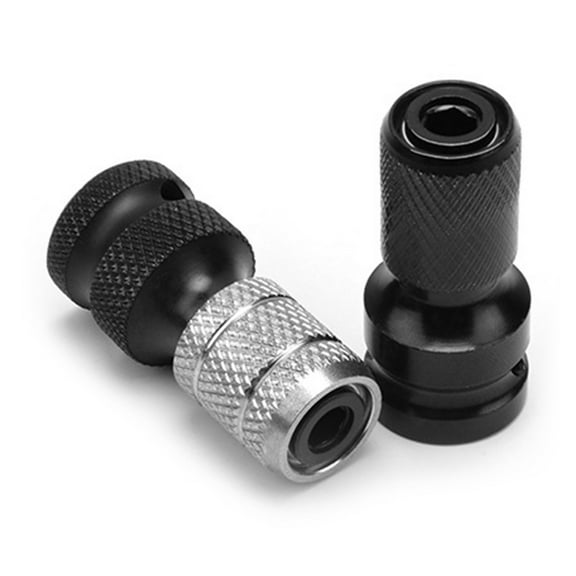 2Pcs Quick Release Screwdriver Wrench Conversion 1/2" Square Drives to 1/4" Hex Shank Adapter Hex Shank Socket Adapter