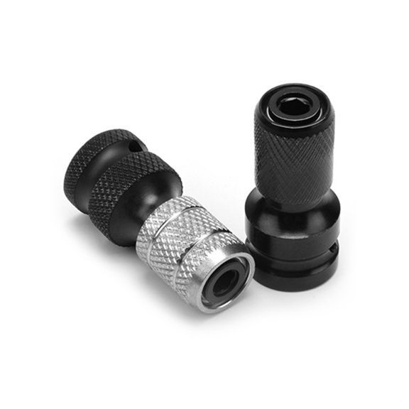 2x Quick Release 1/2-Inch Square Drives to 1/4-Inch Hex Female Socket Adapter
