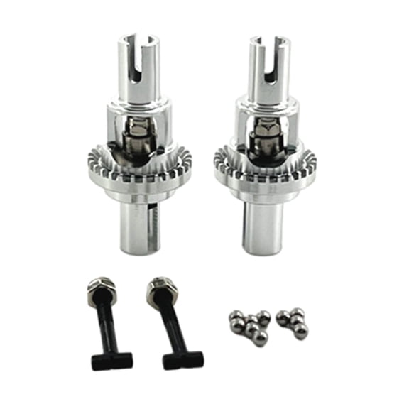 2Pcs RC Car Front and Rear Differential Accessories 28T Diff Gear Part Upgrade for Wltoys 1:28 284161 K989 K969 284131 DIY Modification