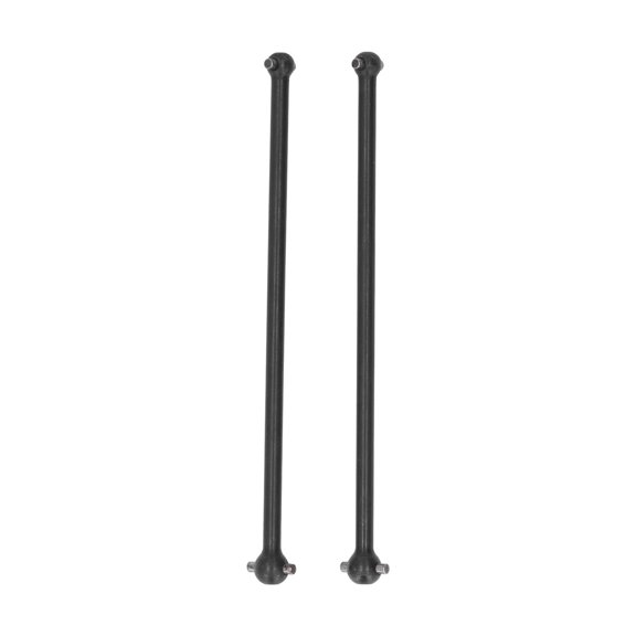 2Pcs RC Car Rear Driveshaft Set Steel Drive Shaft High Hardness Stable Rear Drive Shaft for ARRMA 1/7 Black