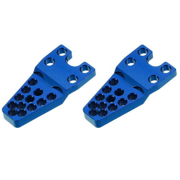 2Pcs RC Car Shock Absorber Mount Metal Adjust Height Angle Stand for SCX10 90046 D90 D110 RC Car, Dark Blue