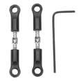 thumbnail image 1 of 2Pcs RC Steering Tie Rod Adjustable PA Steel High Strength Accurate 1/16 Camber Links for SCY 16101 16102 16103 16201PRO, 1 of 8