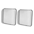 2Pcs RV Furnace Vent 4.5 X 4.5in Heavy Duty Stainless Steel Flying Bug Cover Camper Heater