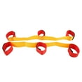 thumbnail image 1 of 2Pcs Race Bands Training Props , Team Game Rope Straps 3/5/8 Person Teamwork Playings Outdoor Game,Straps Legged Race Game for Relay Race Game (Regular version for 3 people), 1 of 9