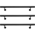 thumbnail image 1 of 2Pcs Railing Post Kit,Indoor&Outdoor Deck Railing Sprindles,Cylindricale Wall Mounted Stair Handrail Stainless Steel Stair Post for Homes, Offices,Public Places (Black, 3 * 10FT-Cylindrical), 1 of 9