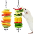 thumbnail image 1 of 2Pcs Rat Foraging Toys, 304 Stainless Steel Vegetable & Fruit Holder, Hanging Slow Feeder for Rats, Mice & Parakeets, 1 of 6