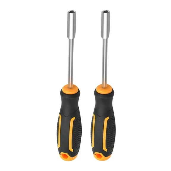 2Pcs Ratcheting Screwdriver Handle Multifunctional Adjustable Handle Hexagonal