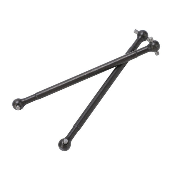 2Pcs Rear Drive Shaft Steel Black Toy Car Accessory Parts for Racing 10 7191 1/10 Off Road Vehicle