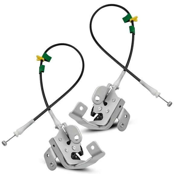 2Pcs Rear Left & Right Upper Door Lock Latch w/Cable for 1998-2011 Ford Ranger