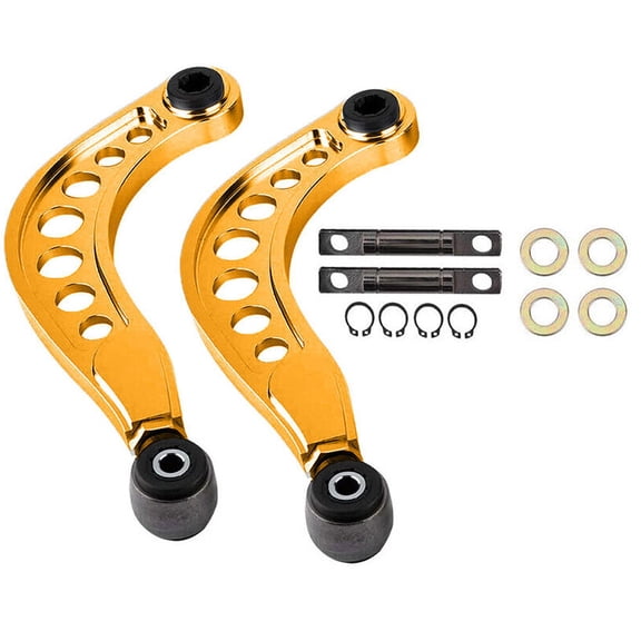 2Pcs Rear Upper Camber Kit Adjustable For 2006-2015 Honda Civic LX EX DX SI