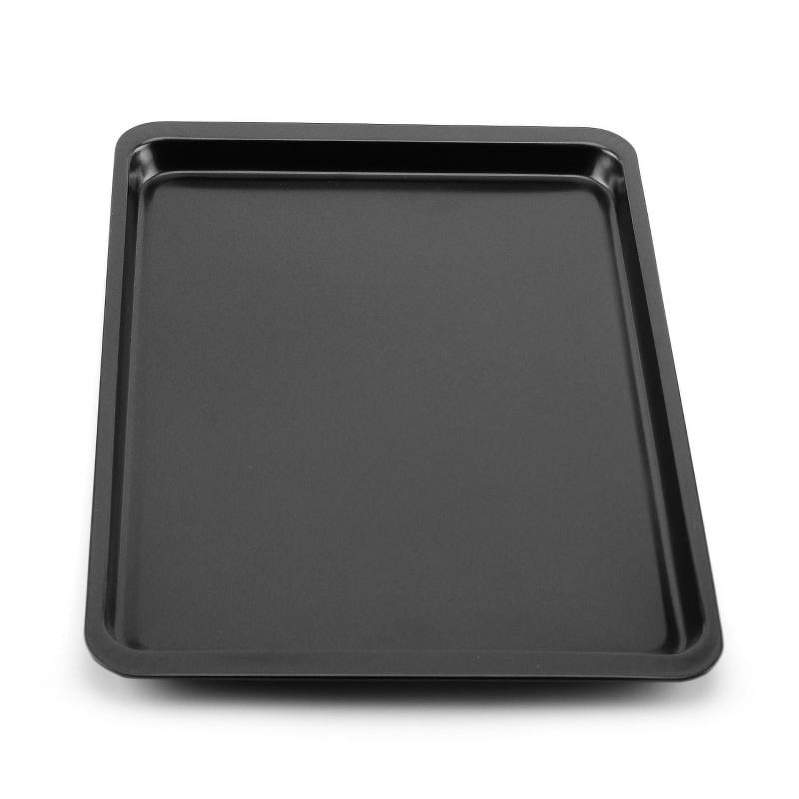 2pcs Rectangular Non-stick Bread Cake Baking Tray Baking Tray Oven  Rectangular Black Baking Tray Di