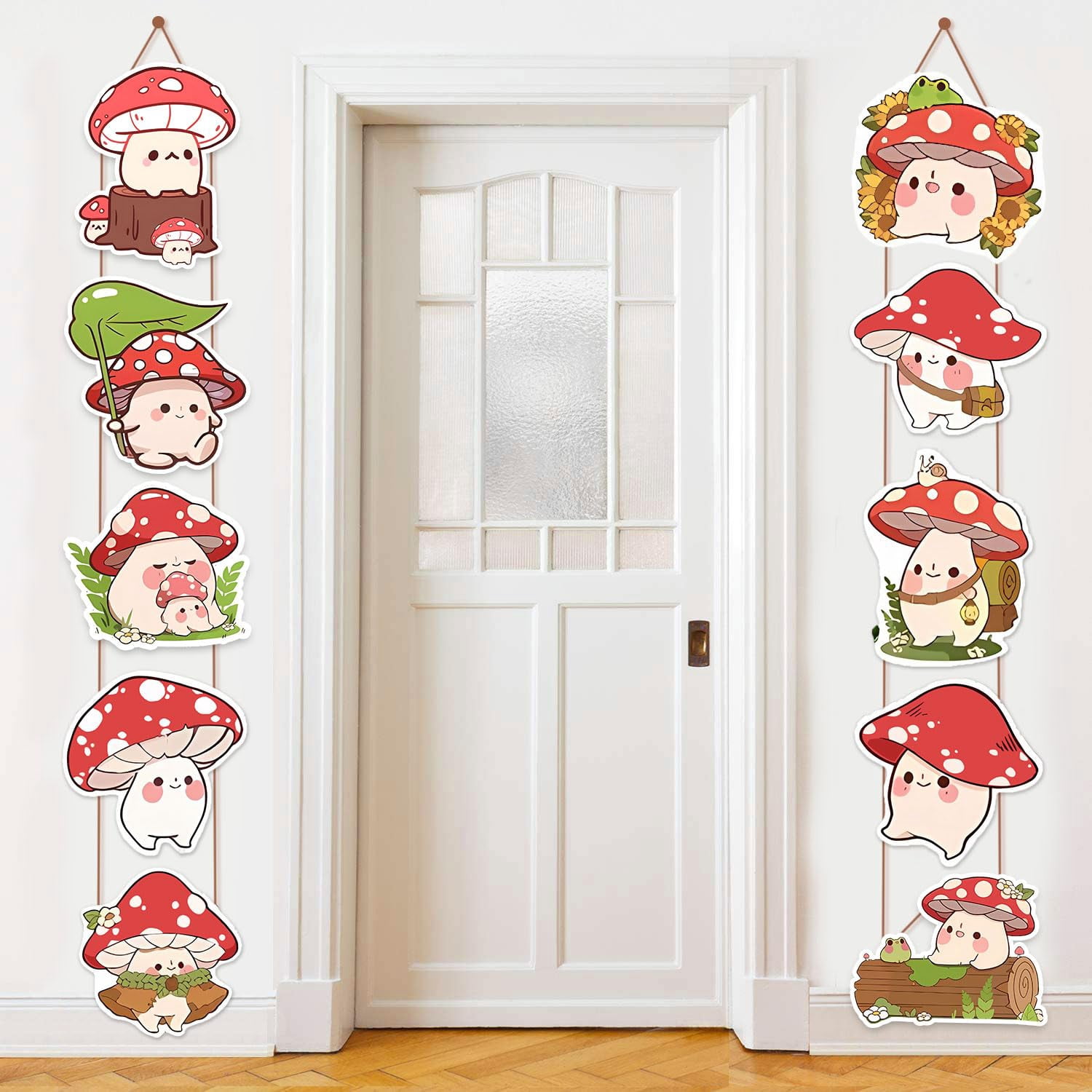 Fairy Porch Sign & Door Hanging Banner Set – 2Pcs, For Fairy Themed Party, Baby Shower, Enchanted Garden Decor