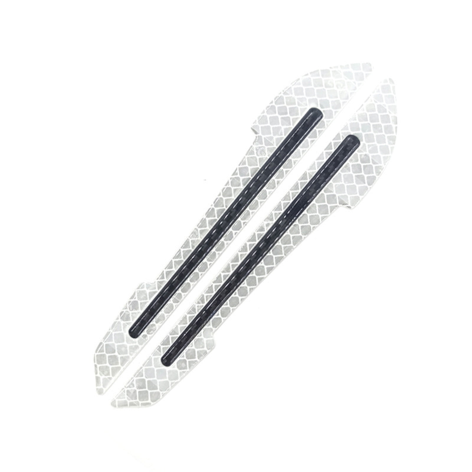 OOEOO 2Pcs Reflective Car Stickers Rearview Mirror Protection Stickers