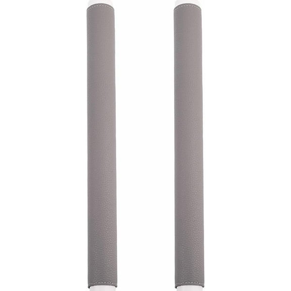 2Pcs Refrigerator Door Handle Covers PU Leather Washable Non-Slip Fridge Appliance Dishwasher Handle Cover Protector to Keep Your Kitchen Clean from Smudges Fingertips Food Stains Gray DIY