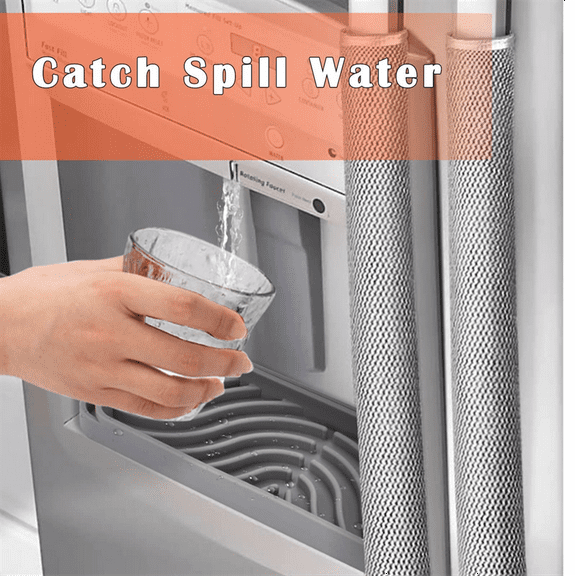 2Pcs Refrigerator Drip Catcher Tray Mini Fridge Drip Tray