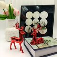 thumbnail image 1 of 2Pcs Reindeer Ornament Statues,Christmas Reindeer Plastic Sculpture Decor,Venados De Navidad Para Decoración,Standing Sitting Deer for Women Mom Gift Holiday Home Office TV Stand Shelf Wine Cabinet, 1 of 4