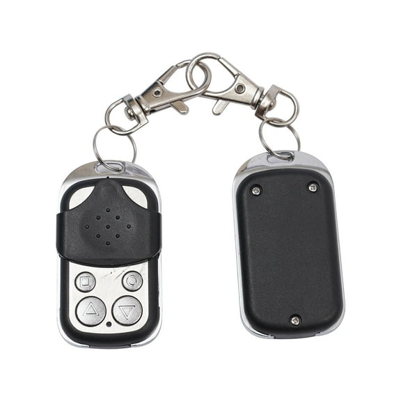 2pcs Black Automatic Sliding Gate Wireless Electric Remote Control Kit Key Fob Opener