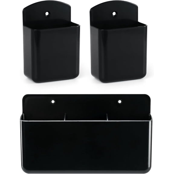 2Pcs Remote Control Holder&3 slot TV Remote Caddy