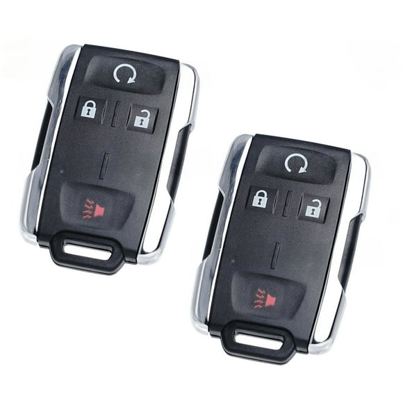 2Pcs Remote Key Fob for Chevrolet Silverado 2014-2018 Responsive, Remote Locking/Unlocking, Start, Siren, 315MHz