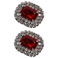thumbnail image 1 of 2Pcs Removable Shoe Decoration Clips for Wedding Bride Crystal High Heel Bags Hat Buckles Footwear Accessories, 1 of 20